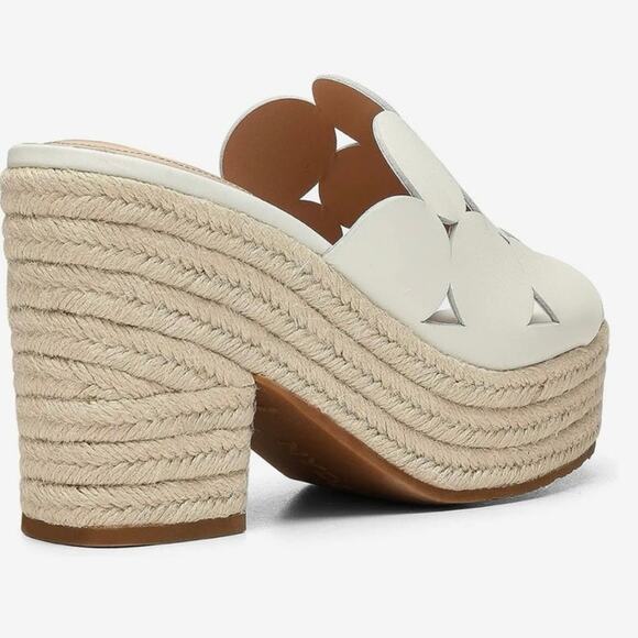 NWT NYDJ Women's Helene Platform Sandal, Off-White, 8.5 M - Picture 5 of 7